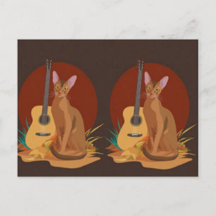 Kattfolkmusik Postkort Vykort