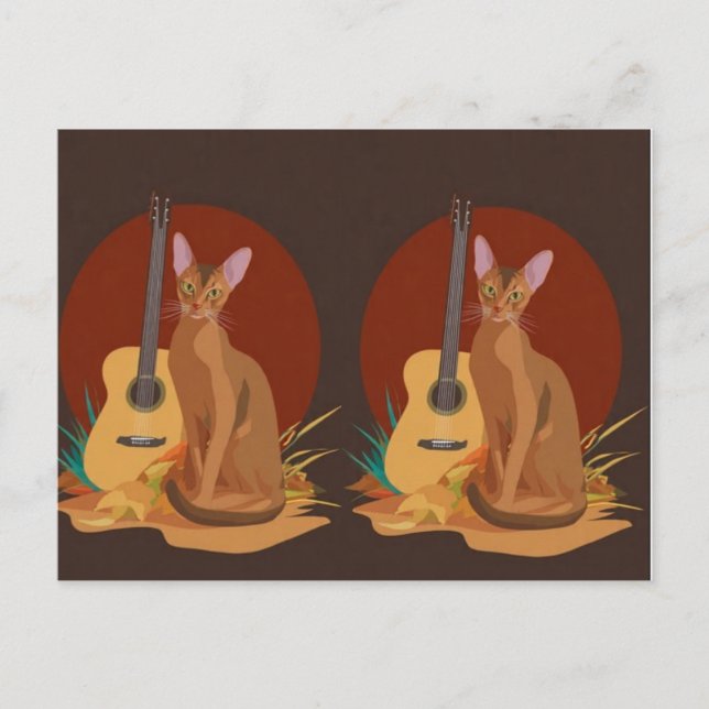 Kattfolkmusik Postkort Vykort (Framsida)