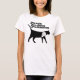 Kattförespråkare för valprofeminism t-shirt (Framsida)