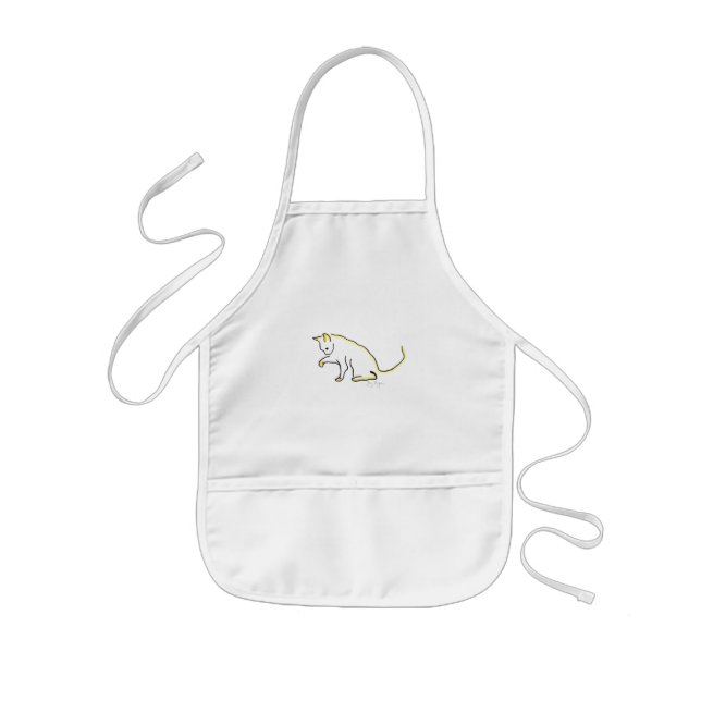 Kattförkläde Barnförkläde (Framsidan)