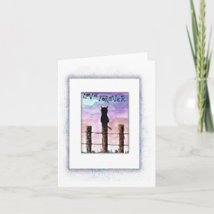 Kattförlust, död, sympatikort kort