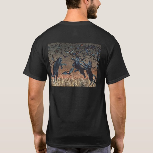 Kattformatering med Logotyp T Shirt (Baksida)
