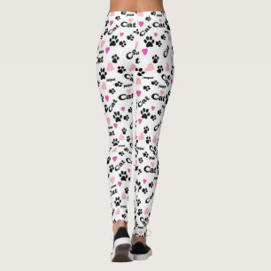 Kattfotavtryck Leggings