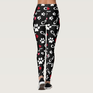 Kattfotavtryck Leggings