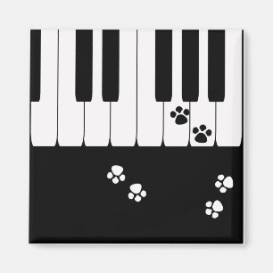 Kattfotavtryck Magnet