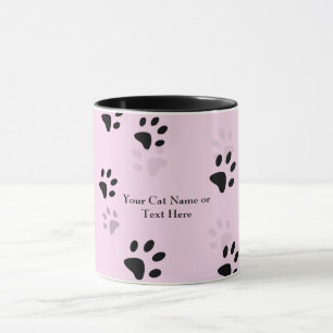 Kattfotavtryck Mugg