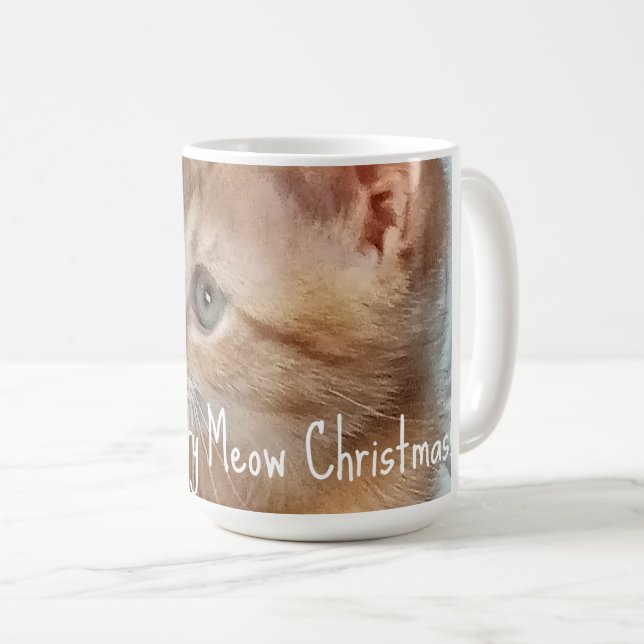 Kattfoto Namn Anpassa Kaffemugg (Framsida höger)