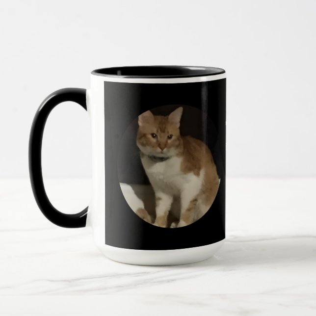 Kattfoto Namn Text Katt Förlust Sympati   Mugg (Vänster)