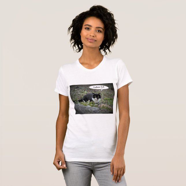 Kattfoto T-Shirt (Hel framsida)