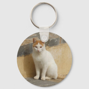 Kattfotografi Keychain Nyckelring