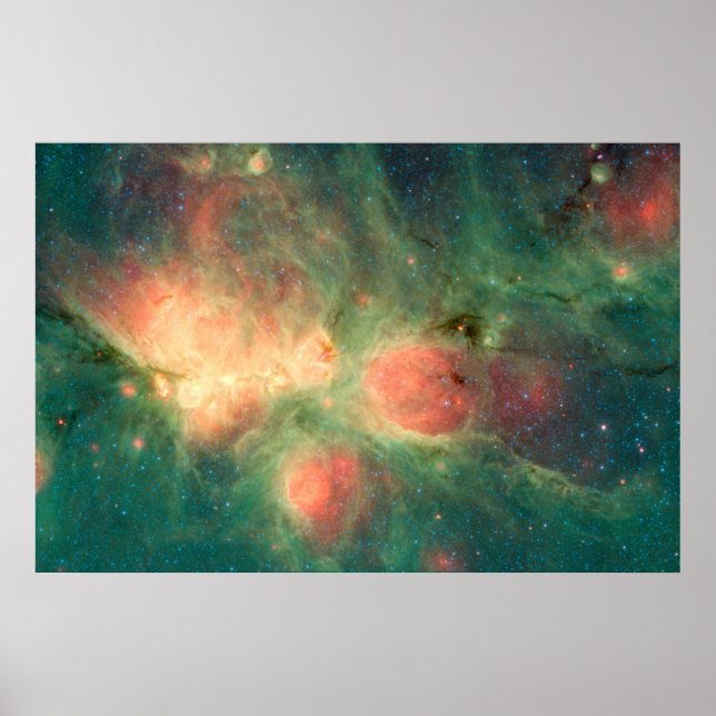 Kattfotsnebulosan Vintergatan Poster (Framsidan)