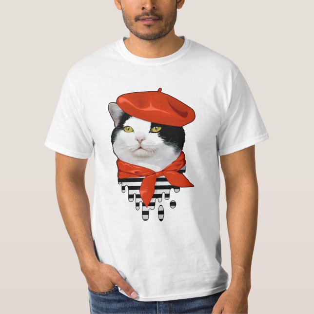 kattfransman tee shirt (Framsida)