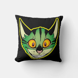 Kattfyllning med fluorescerande Tecknad Kudde