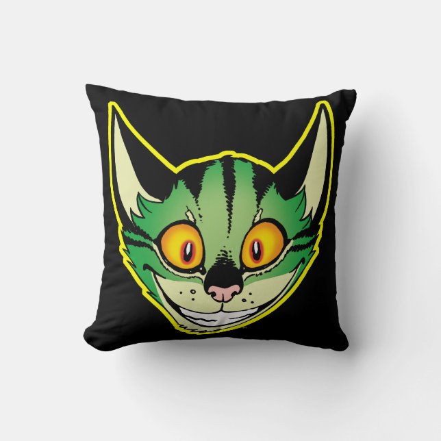 Kattfyllning med fluorescerande Tecknad Kudde (Framsida)