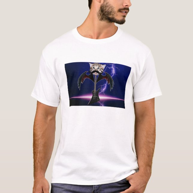 kattgitarr t-shirt (Framsida)