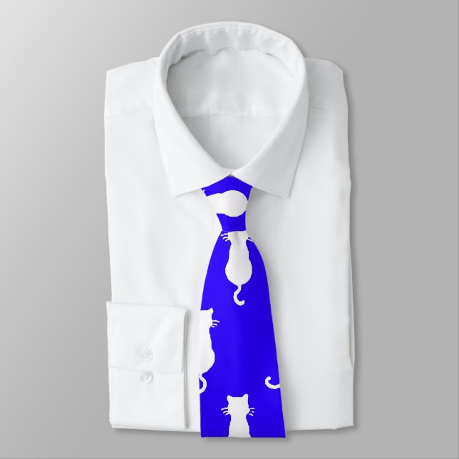 Kattglädje för evigt - Whimsical Cats Royal Blue Slips (Bunden)