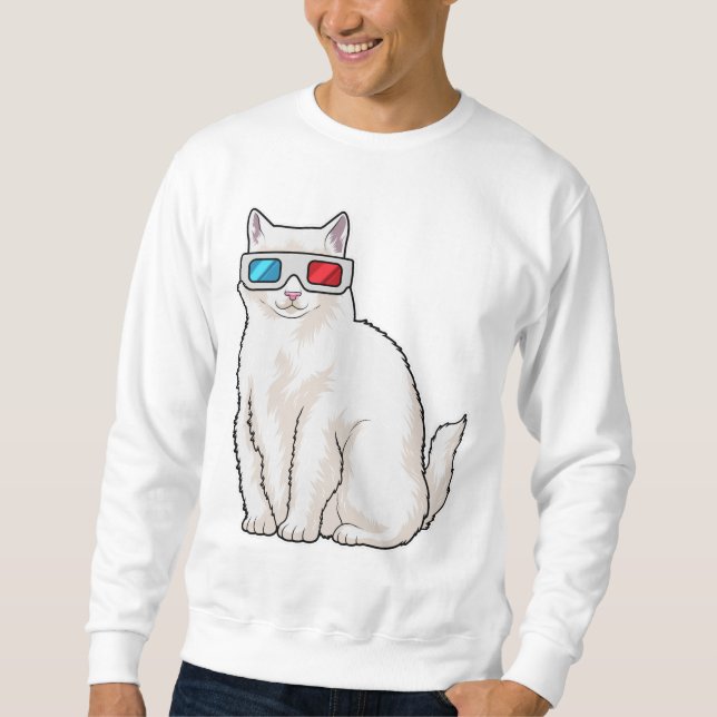 Kattglas Lång Ärmad Tröja (Framsida)