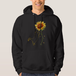 Kattgrafi, katt solrosfrost, katt solsken, C Hoodie
