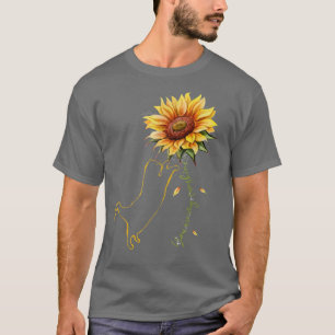 Kattgrafi, katt solrosfrost, katt solsken, C T Shirt