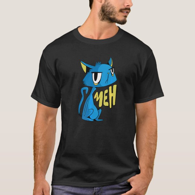 Kattgrafik för katt t shirt (Framsida)