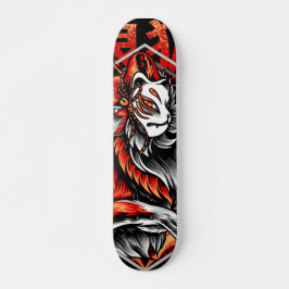 Kattgrafik Mini Skateboard Bräda 18,5 Cm