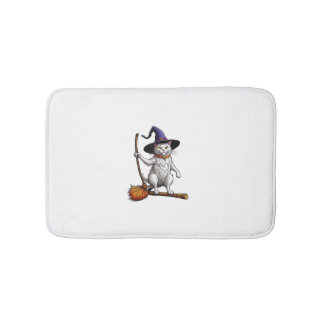 Kattguiden Halloween Witch Mystical Cat Lovers Badrumsmatta