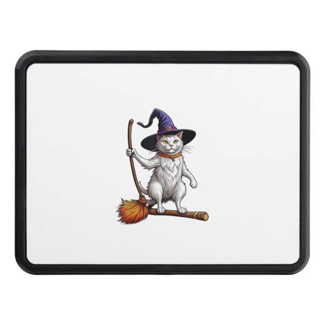 Kattguiden Halloween Witch Mystical Cat Lovers Dragkroksskydd (Framsidan)
