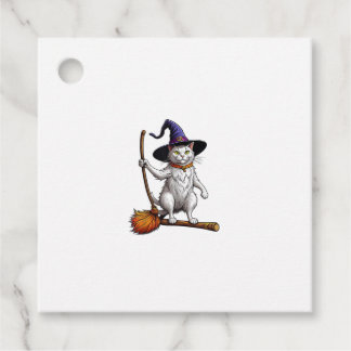Kattguiden Halloween Witch Mystical Cat Lovers Gåvor Etiketter
