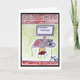 KattHackerskort Kort