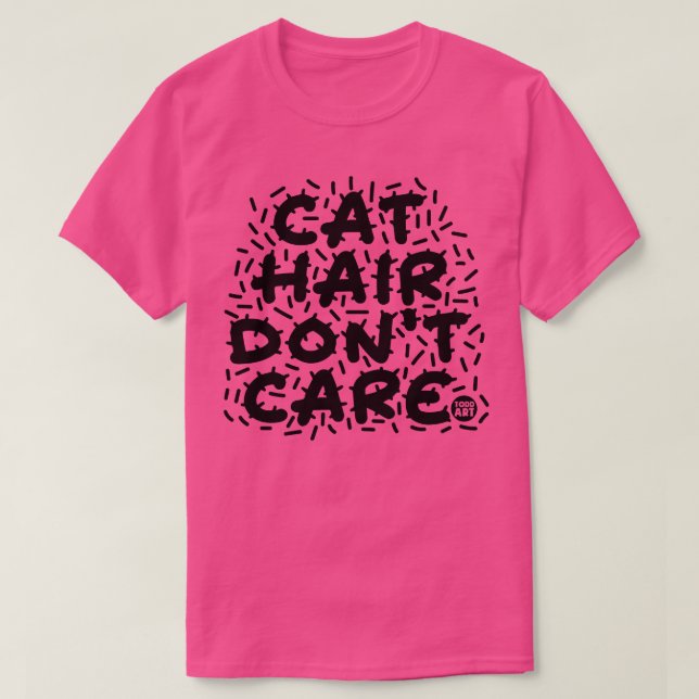katthår t shirt (Design framsida)