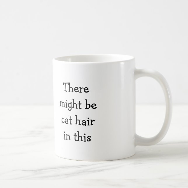Katthårmugg - gåva av kattpersonen kaffemugg (Höger)