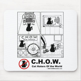 KattHaterstecknad Mousepad Musmatta