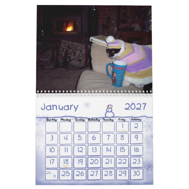 KATTHUMORKALENDER KALENDER (Jan 2027)