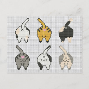 Katthumstumma kor stygn helg vykort