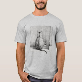 Kattillustration T Shirt