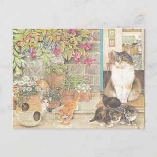 Kattillustrations vykort