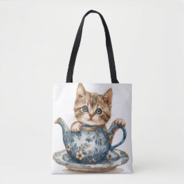 Kattinformation, Tote Bag Tygkasse