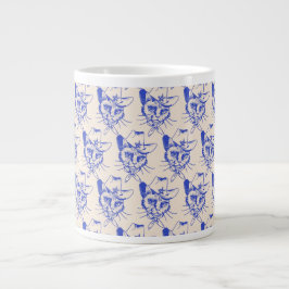 Kattjätte Kaffemugg Jumbo Mugg