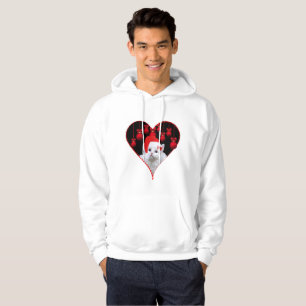Kattjul - Bedårande och Festiv Kattdesign Hoodie