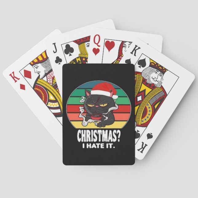 Kattjul  casinokort (Baksidan)