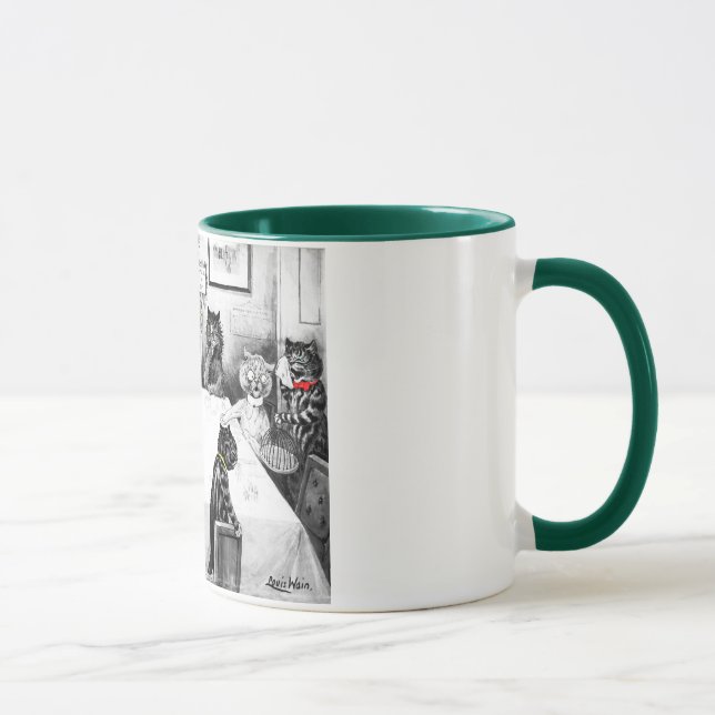 Kattjulkatastrof av Louis Wain Mugg (Höger)