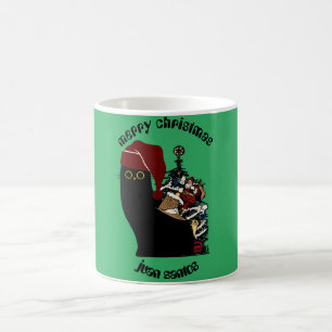 Kattjulklappar, personlig namn kaffemugg