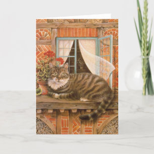 Kattjulkort Helgkort