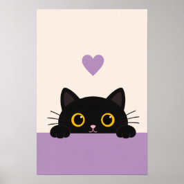 Kattkafé väggposter poster