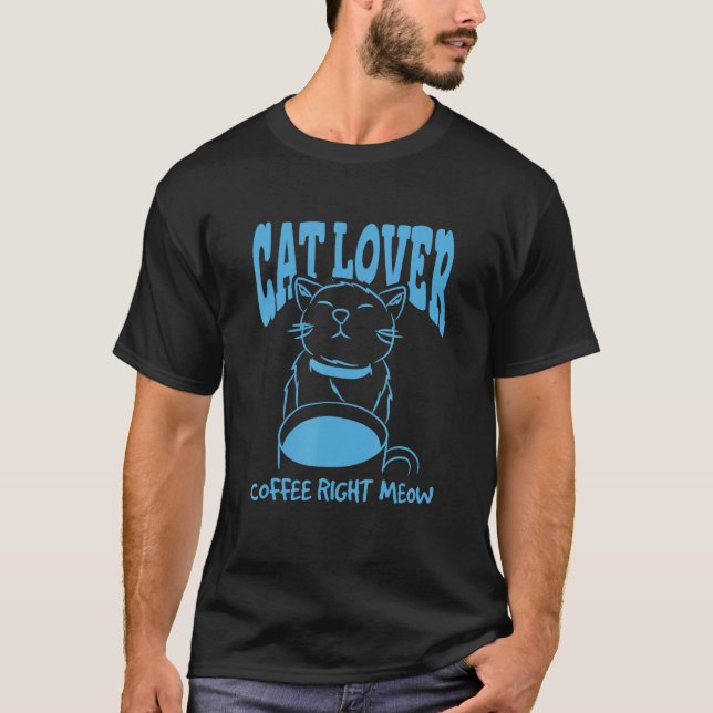 Kattkaffe Just Nu T Shirt (Framsida)