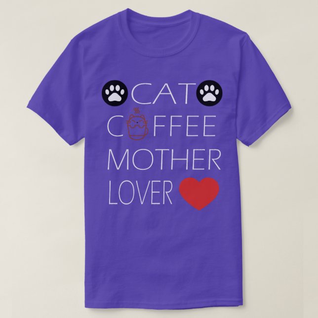 kattkaffe mor lovercat lovercat loversanimal t shirt (Design framsida)