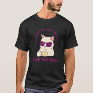 kattkaffe, smart söt t shirt