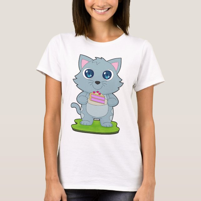 Kattkaka T Shirt (Framsida)