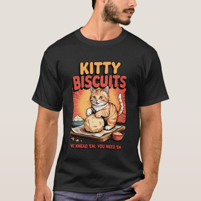 Kattkakor Bageri Tröja Kattälskare Bakning Knåda (Framsida)