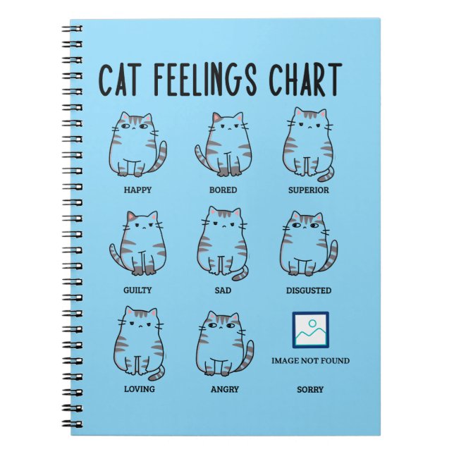 Kattkänslighetsdiagram Anteckningsbok (Framsidan)